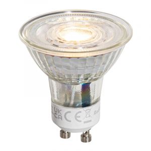Luedd - Ampoule led GU10 50mm &agrave; intensit&eacute; variable claire 4,9W 500lm 2700K