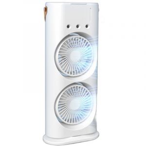 Climatiseur Portable, Climatiseur Mobile T&eacute;l&eacute;commande, Climatiseur Mobile Silencieux, Mini Refroidisseur d'air USB Ventilateur, 120&deg; Oscillation,