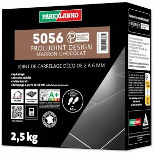 Joint de carrelage 2,5 Kg 5056 Prolijoint Design PAREXLANKO Marron Chocolat