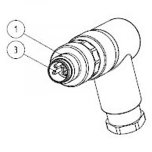 Te Connectivity - 6-2271123-2 Connecteur non confectionné pour capteurs/actionneurs M12 mâle, coudé Nombre de pôles: 12 1 pc(s) W725331