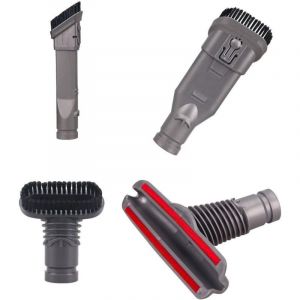 Lot de 4 Home Kit d'outils de nettoyage Aspirateur Accessoires pour Dyson V6 DC16 DC31 DC33 DC34 DC35 DC 56 Dc58 DC59 Dc61 DC62 Dc72 aspirateurs &agrave;