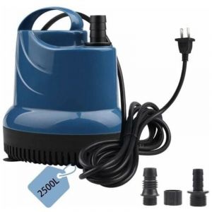 Mini pompe &agrave; eau pompe submersible 2500 L/H 40W 230V pompe &agrave; vide de cave hauteur de d&eacute;charge 2.3 M r&eacute;glementation europ&eacute;enne