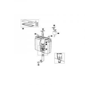 Bras de levier Schwab avec clip pour modele 185.xxx