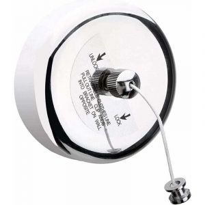 Acier Inoxydable R&eacute;tractable Corde &Agrave; Linge R&eacute;tractable &Eacute;tendoir &Agrave; Vetements Extensible 3,8M S&eacute;choir &Agrave; Linge R&eacute;tractable Int&eacute;rieur Extensible &Eacute;tendoir