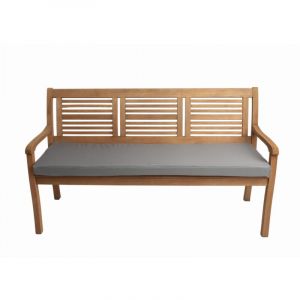 Setgarden - Coussin de banc de jardin 160x60x7cm assise, coussin d'assise plat, coussin de balancelle de jardin Gris, coussin de banc de jardin