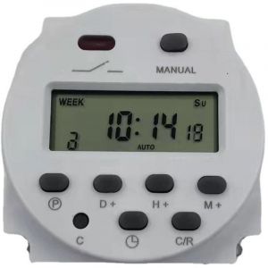 Rnemitery - 12V Mini lcd Num&eacute;rique lcd Puissance Programmateur Hebdomadaire Commutateur de Relais Minuterie Num&eacute;rique Commande de Minuterie de