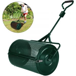 TolleTour &Eacute;pandeur de jardin 75 L &ndash; 60 &times; 40 cm, &eacute;pandeur &agrave; rouleau pour engrais et semences Vert