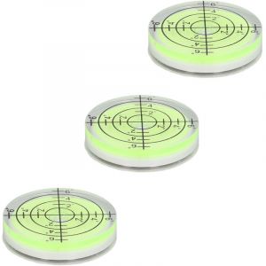 Mini niveau, niveau &agrave; bulle, niveau &agrave; bulle gradu&eacute; 32 mm, niveau universel avec perle de niveau (3 pi&egrave;ces)