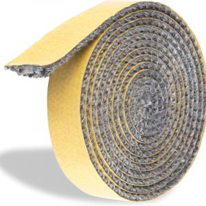 Tonchean - Joint auto - adhésif pour cheminée - joint en fibre de verre 2m de long, résistant à la chaleur 550 ° c - 2M x 15mm x 3mm