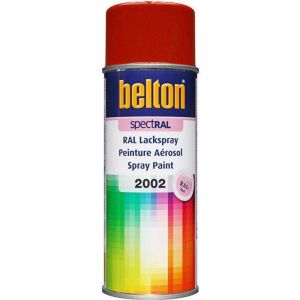 Bombe peinture - AUTO K - RAL 2002 - Orange Sang - 400 ml - Mat