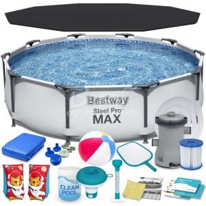 Piscine de jardin tubulaire 305 x 76 cm 17-en-1 Bestway 56408