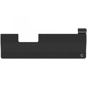 Contour Repose poignets Étendu noir pour bureau ergonomique