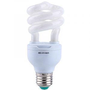 Jeffergarden 13W UVB 5.0 E27 Base Économie d'énergie Tortue Serpent Reptile Ampoule Lampe UV HG