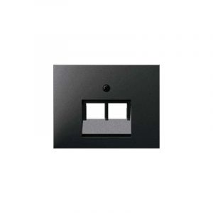 14097006 zentralst&uuml;ck f&uuml;r uae/e-dat design/telekom isdn-steckdose K.1 anthrazit, matt - Berker