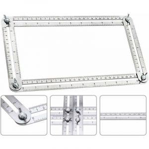 Angle Règle de mesure Règle multi-angle Modèle d'angle Modèle Premium Outil Règle Modèle d'angle Angle Outil de mesure Rapporteur Modèle Outil Règle