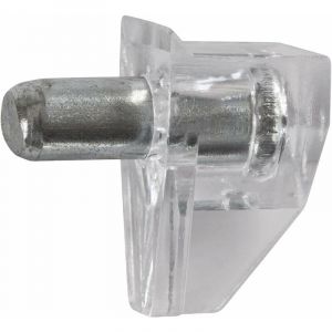 taquet etagere 5 mm &ndash; 50 unit&eacute;s avec tige acier avec revetement plastique &ndash; taquets pour &eacute;tag&egrave;res - taquets etageres - taquets - taquet &eacute;tag&egrave;re verre