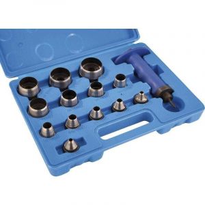 Jeu de poin&ccedil;ons 14 pi&egrave;ces avec goupille de centrage 5-35 mm