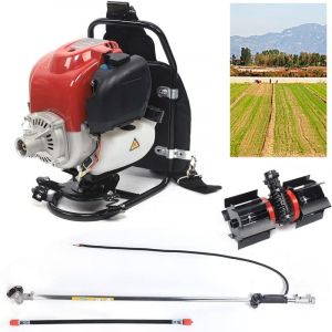D&eacute;broussailleuse &agrave; essence 3 en 1, coupe-herbe &agrave; dos 4 temps, d&eacute;broussailleuse avec accessoires