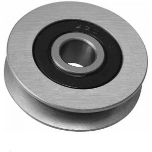 12 X 50 X 13 Mm Roulement &Agrave; Fer Poulie De C&acirc;ble En Acier En Forme De U Pour Roue De Roulement De Roue De Roue De Roue De Tra&icirc;neur De Poulie De Charge