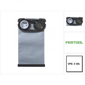 Festool 5x FIS-CTL MIDI Sac filtre Longlife pour CTL MIDI Aspirateur mobile ( 5x 499704 )