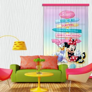 Ag Art - Rideaux Minnie & Daisy Disney-Voilage : 140x245 cm