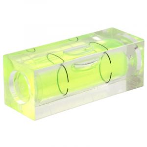 5Pcs 15 &times; 15 &times; 40 mm Niveau &agrave; bulle, Carr&eacute; Mini Niveau &agrave; Bulle Petit Niveau, Niveau &agrave; Bulle de Pr&eacute;cision avec Bulle d'air