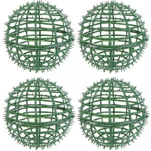 Feiyue - Support à boules de fleurs 4 pièces Cadre en boule de buis Topiaire Plantes topiaires Cadre rond Étagère pour arrangement de fleurs