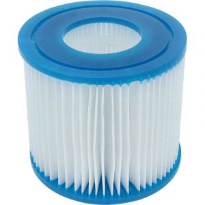 Cartouche filtrante type vii compatible avec Bestway Lay-Z-Spa Hawaii, Monaco, Miami spa, bain &agrave; remous - Filtre de rechange bleu / blanc - Vhbw