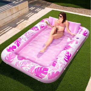 Matelas Gonflable 205x14 cm pour Piscine, Bain de Soleil pour Adultes, Flotteur de Piscine, Matelas Gonflable pour Adultes, divertissements d'été,