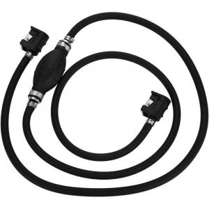 Tuyau de Carburant pour Bateau, 8mm Poire d&rsquo;amor&ccedil;age Carburant Pompe &agrave; Main Conduite de Carburant Marin Tube &agrave; Huile Essece Diesel Eau Connecteur de