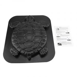 Tortue Moule &agrave; Pav&eacute; Plastique Pavage Moyen B&eacute;ton Moules Pierres Stepping Stone Jardin All&eacute;e Moule Pavage Chemin Moule Walk Maker 17,52 x 15,16 x 1,50