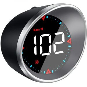 SABIR Compteur de Vitesse HUD pour Voiture - Affichage Universel du Pare-Brise MPH/KM - Indicateur de Vitesse num&eacute;rique - D&eacute;tecteur de Vitesse GPS