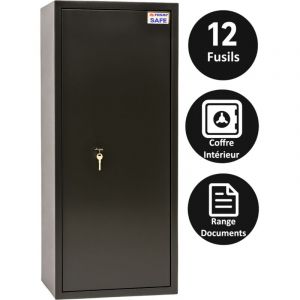 Armoire &Agrave; Fusils Tresorsafe 12 Armes Serrure &Agrave; Cl&eacute;s