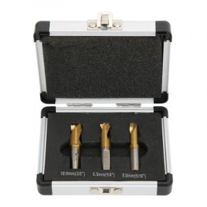 Linghhang - 3Pcs Foret à Dépointer, 6.5mm/8mm/10mm Foret Coupeur de Soudage par Points Ensemble Fraises à Dépointer pour Enlever les Joints de