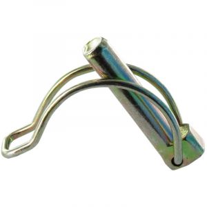 Goupille clips 8X50 Pour tube de 45 Acier zingu&eacute;-5 pi&egrave;ces
