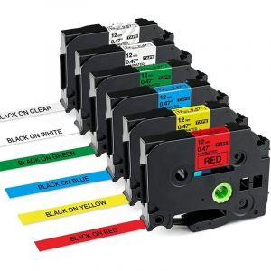 Ruban Cassette Compatible pour Brother P-Touch TZe-231 TZe-131 TZe-431 TZe-531 TZe-631 TZe-731 TZe TZ Tape 12mm Recharge pour P touch 1000 PT H100LB