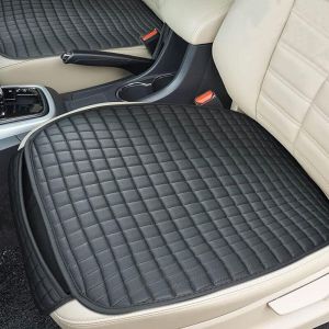 Housse de Siege Voiture Universelle Noir 2 Pi&egrave;ces - Imperm&eacute;able Housse Siege Auto Cuir, Couvre Siege Auto, R&eacute;sistant Aux Rayures, Protection Siege