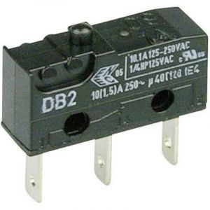 ZF - DB2C-B1AA Microrupteur DB2C-B1AA 250 v/ac 10 a 1 x On/(On) &agrave; rappel 1 pc(s) D71773