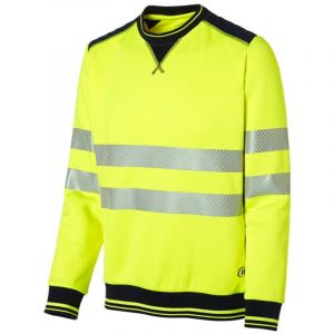 Molinel - Sweat haute visbilit&eacute; luklight jaune/marine - l