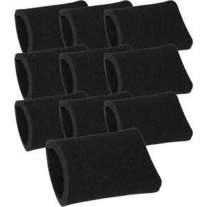 vhbw 10x filtre compatible avec K&auml;rcher A2254, A2251 ME, A2236 X PT, A2234 PT, A2231, A2524, A2504, A2500 aspirateur - Filtre en mousse