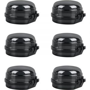 Largeight - 6 Pièces Cache Bouton cuisinière, Protection Gaziniere, Bouton de Sécurité Four, Gaz Couverture de Bouton, Protection Bouton Cuisinière,