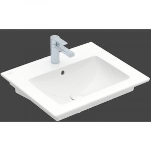 Villeroy&boch - Venticello Lave-mains, 600x500mm, 1 trou pour
