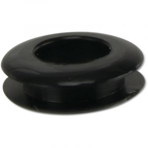 KSS Passe-c&acirc;ble PVC souple, noir, &eacute;paisseur de plaque 3,4, &Oslash; trou 10,5, ouvert, 1 pi&egrave;ce