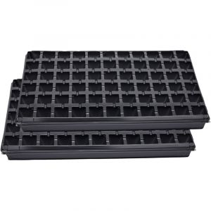 Garronda Bac &agrave; Semis, Plateau de Semis 66 Cellules, Mini Serre Interieur pour Germination et Culture, Plaque de semis id&eacute;al pour Potager, Bac de