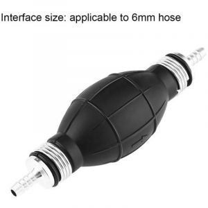 pompe à carburant d'amorçage Ligne de pompe à carburant en caoutchouc et en aluminium de 6 mm Poire moto graisse
