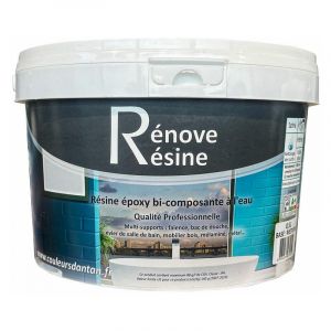 Résine colorée multisupport Renove Resine - ral 5014 Bleu pigeon - 0.5L - Idéale carrelage, baignoire, évier, mélaminé, bois, métal...