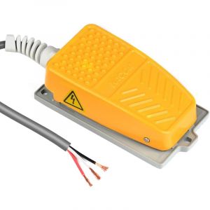 Tigrezy - Commutateur de Pied Industriel 250V 10A Antidérapant Mains Libres Interrupteur à Pied Interrupteur à Pédale avec 1.8M Câble