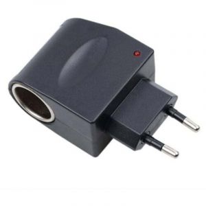 Convertisseur de Puissance de Voiture AC 220V &agrave; DC 12V, Adaptateur Secteur Allume-Cigare de Voiture 6W Adaptateur de Convertisseur de Prise de