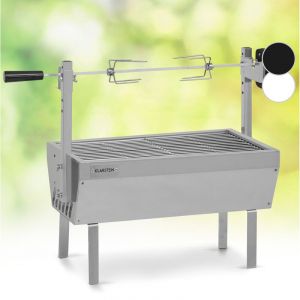 Tourne Broche Electrique 2 en 1, Mechoui, Rotisserie et Gril de Barbecue, Broche Cochon de Lait, Tourne Broche Barbecue avec 2 Broches, Rotissoire,