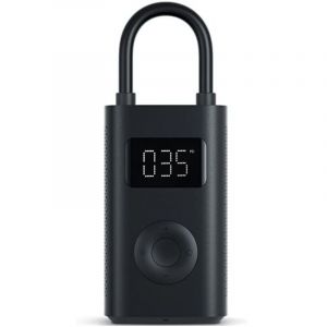 Xiaomi Mijia compresseur &agrave; air portatif 1S-gonfleur pneus voiture gonfleur electrique pompe a velo,Mini Compresseur portatif Air num&eacute;rique Lamp